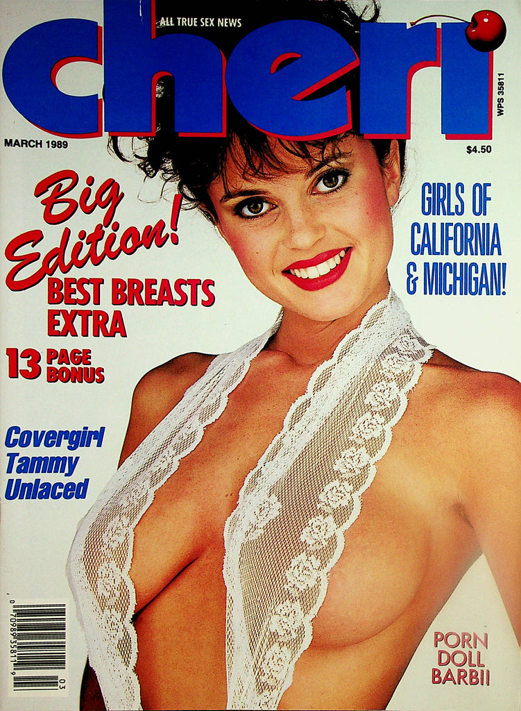 Cheri Magazine   Covergirl Tammy Unlaced / Porn Doll Barbii  March 1989   050224lm-p2