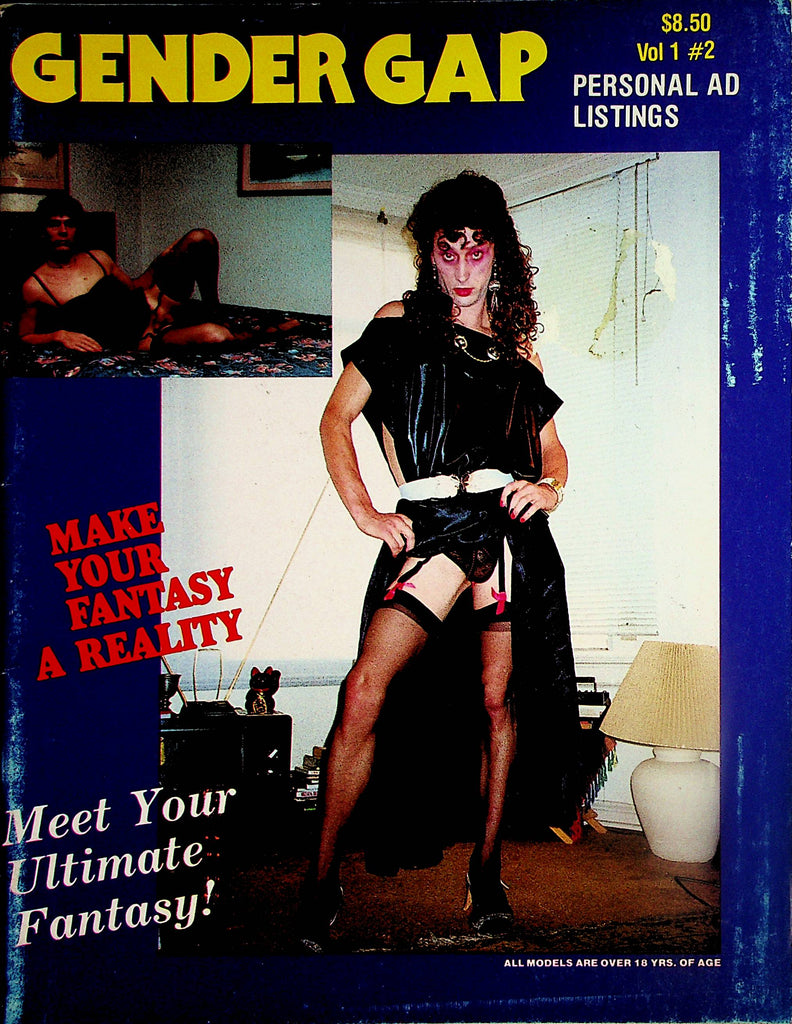 Gender Gap Tranny Magazine  Meet Your Ultimate Fantasy  vol.1 #2  1990       121623lm-p