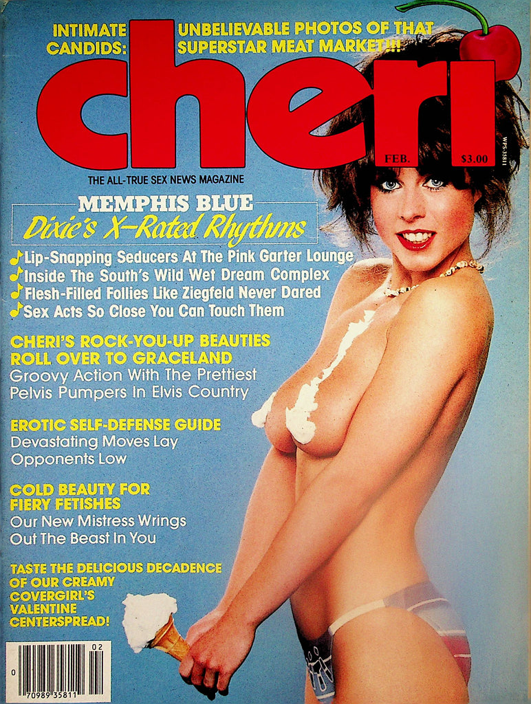 Cheri Magazine Memphis Blue Dixie's X-Rated Rhythms / Joanna Storm  February 1983  042624lm-p