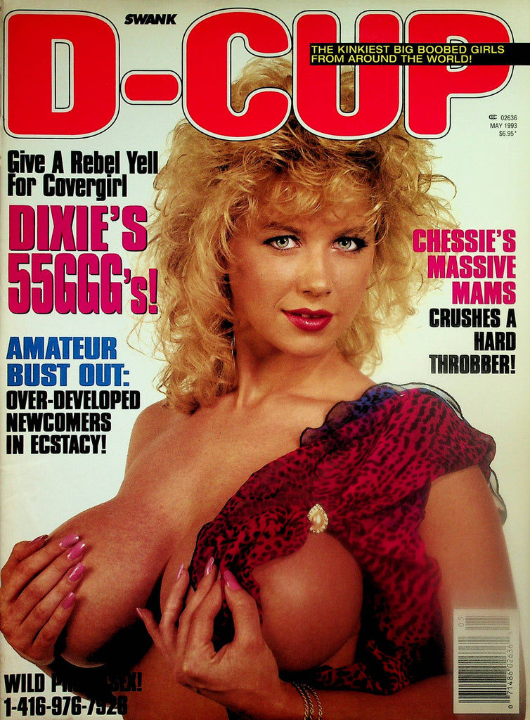 D-Cup Magazine  Covergirl Dixie / Chessi Moore, Kayla Kleevage, Candy Cantaloupes  May 1993       092525lm-p