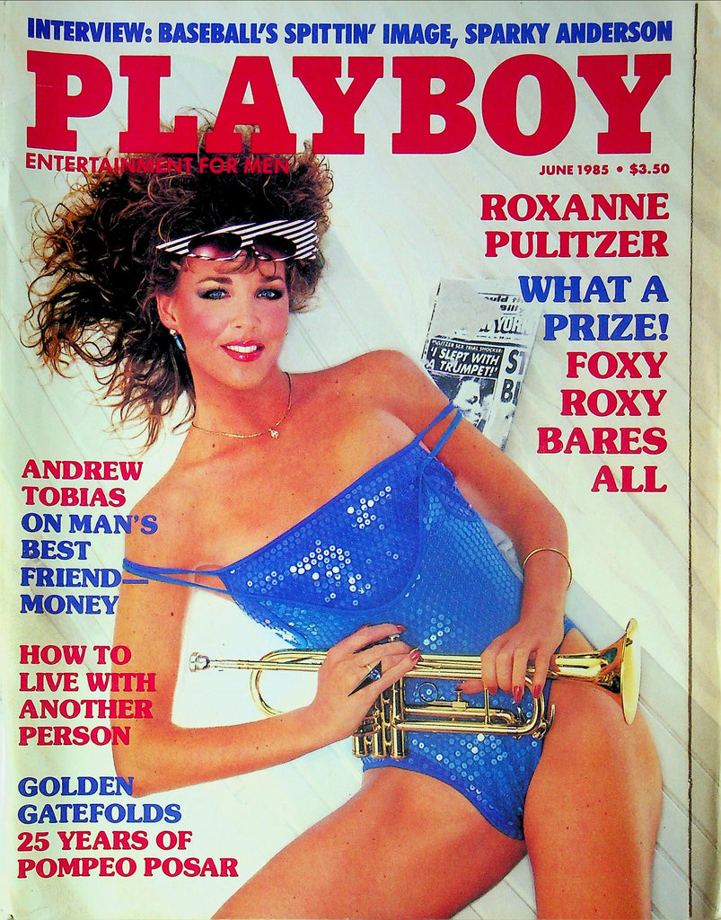 Playboy Magazine Ft. Roxanne Pulitzer & Andrew Tobias June 1985 101425RP-