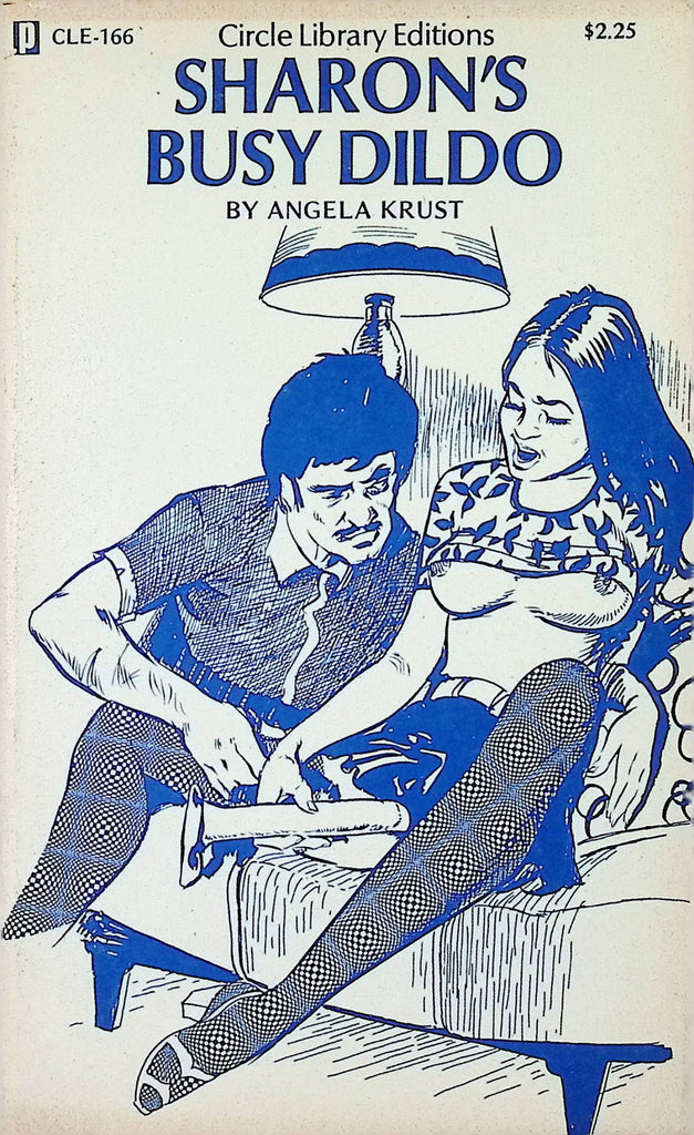 Sharon's Busy Dildo by Angela Krust CLE-166 1977 Adult Novel-050124AMP