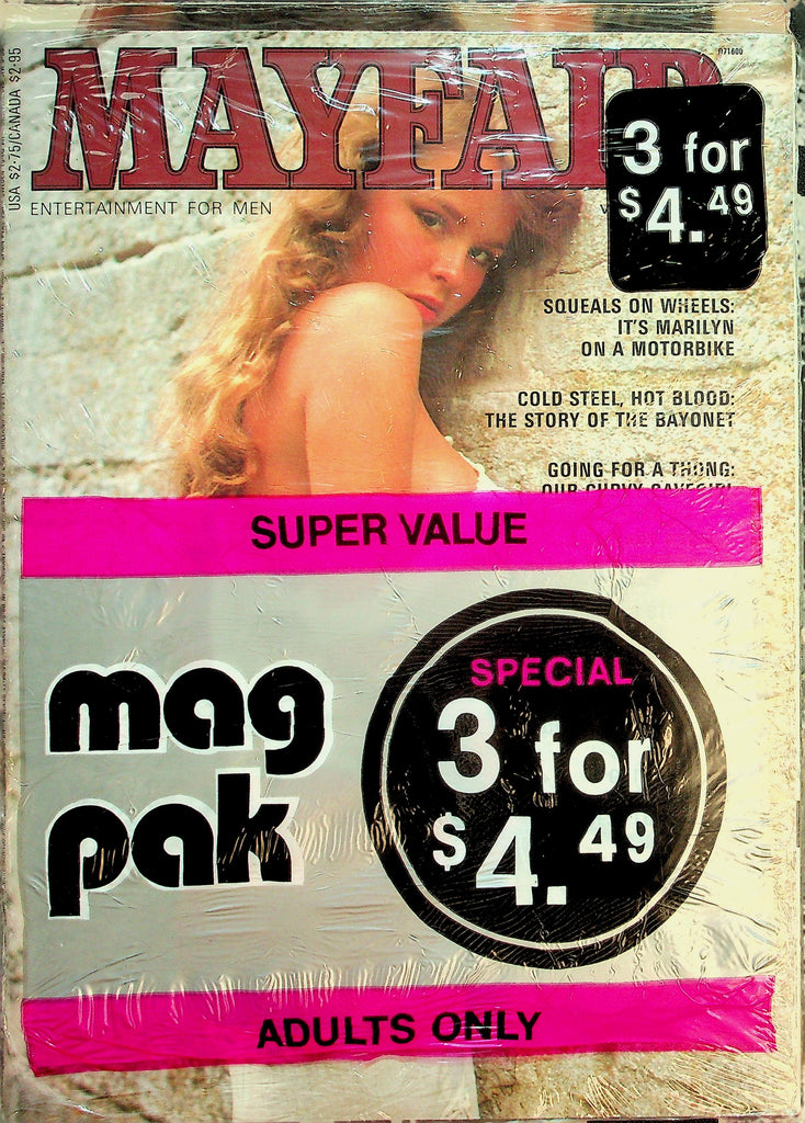 Lot Of 3 Magazines: Mayfair, Galerie International & Mystery Title!  1980's New/Sealed  081926lmp-GSC