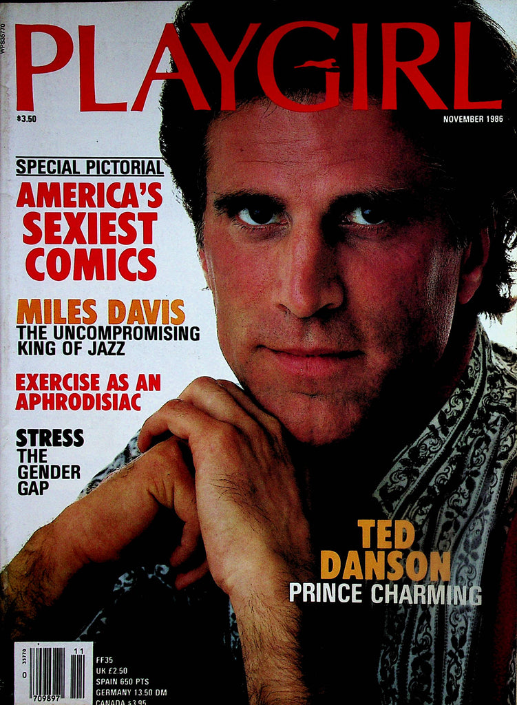 Playgirl Magazine  Ted Danson-Prince Charming / America's Sexiest Comics  November 1986    122323lm-p