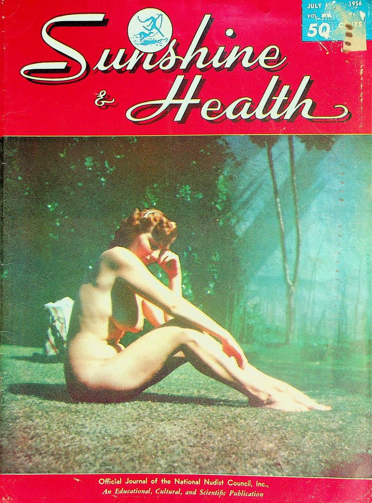 Sunshine & Health Nudist Magazine  Palace In Wonderland  July 1956       032426lmp