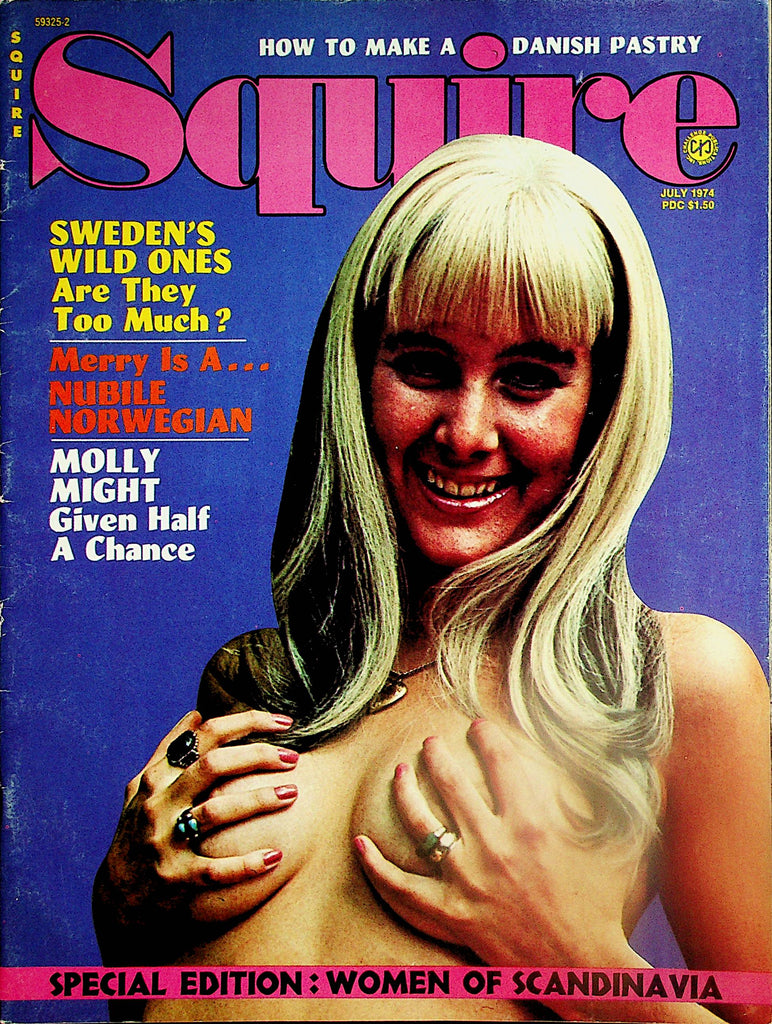 Squire Magazine  Covergirl Lotta / Special Edition:  Women Of Scandinavia  July 1974    063024lm-p