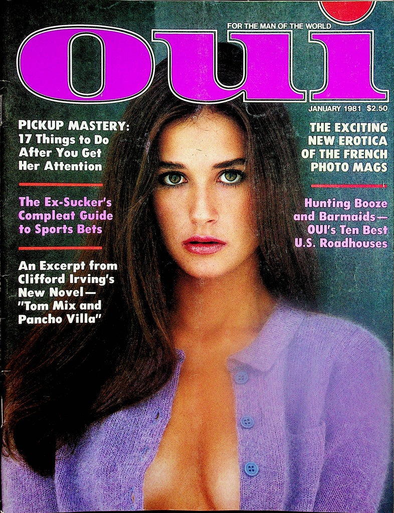 Oui Magazine  Demi Moore  January 1981   032625lm-p