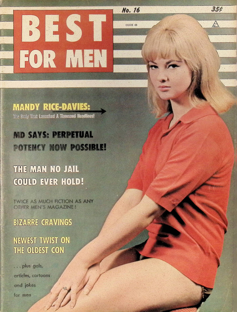 Best for Men #16 1964 Inferno of Passion Sex godess Stories Mandy Rice-Davies 101025AMP