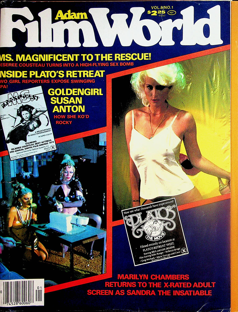 Adam Film World Magazine  Seka, Deseree Cousteau, Marilyn Chambers & More!  vol.8 #1  1980    121224lm-p