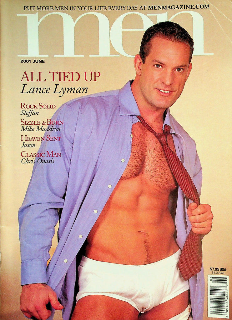 Men Gay Magazine  Cover Guy Lance Lyman  June 2001    032526lmp