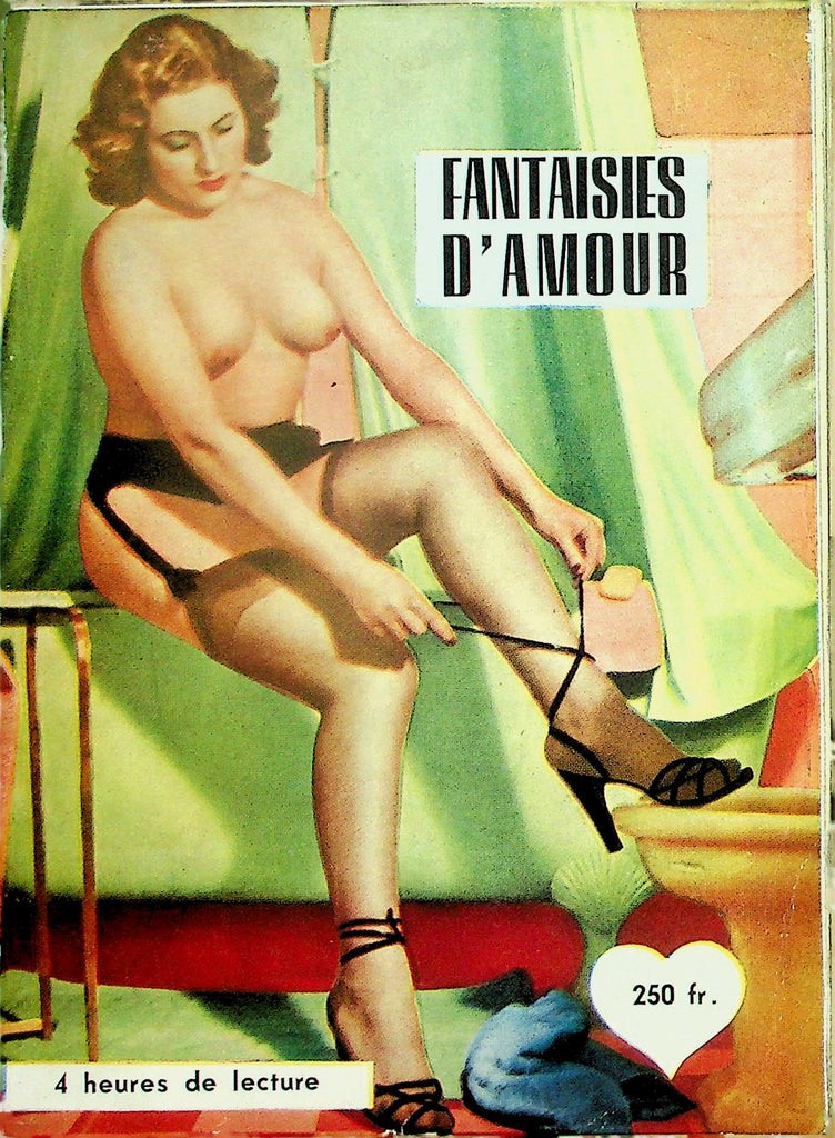 Fantaisies D'Amour (Fantasies Of Love) French International Digest  Beautiful Women In The Nudes, Stockings and More!  1950's     093026lmp-GSC