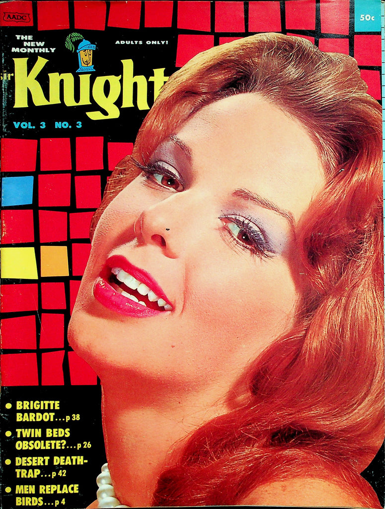 Sir Knight Magazine  Covergirl Gwen Boyd / Brigitte Bardot Interview  vol.3 #3 March  1962   040326lmp