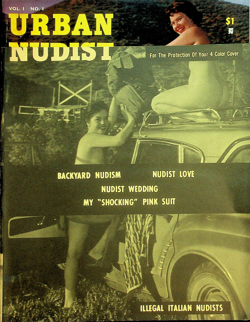 Urban Nudist Magazine  Backyard Nudism / Nudist Wedding   vol.1 #1 1962     091426lmp-GSC