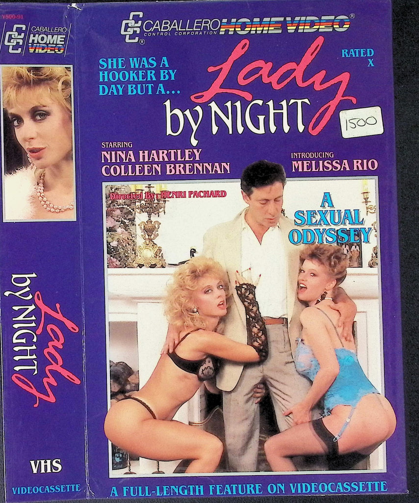 Lady By Night with Nina Hartley Colleen Brennan Melissa Rio Adult VHS Caballero Home Video 042726AKVHS
