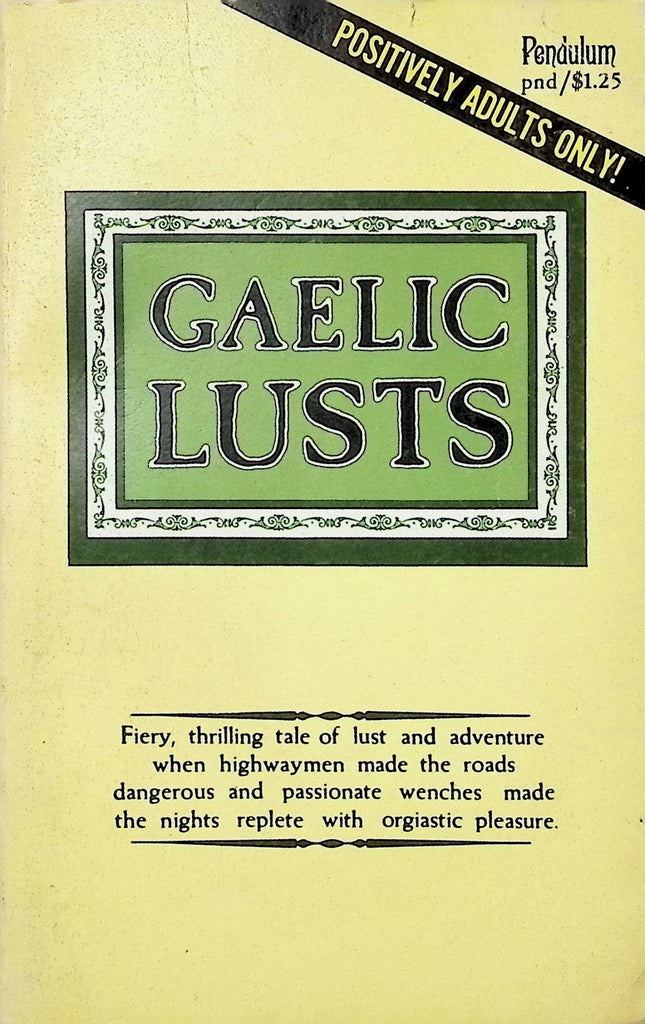 Gaelic Lusts PND3-122 1969 Pendulum Books Adult Paperback Novel-110724AMP