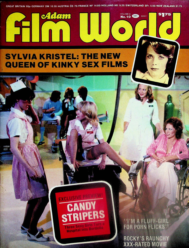 Adam Film World Magazine   Candy Strippers Exclusive Preview / Sylvia Kristel / Sylvester Stallone Raunchy Reel      vol.6 #10  1978    071425lm-p