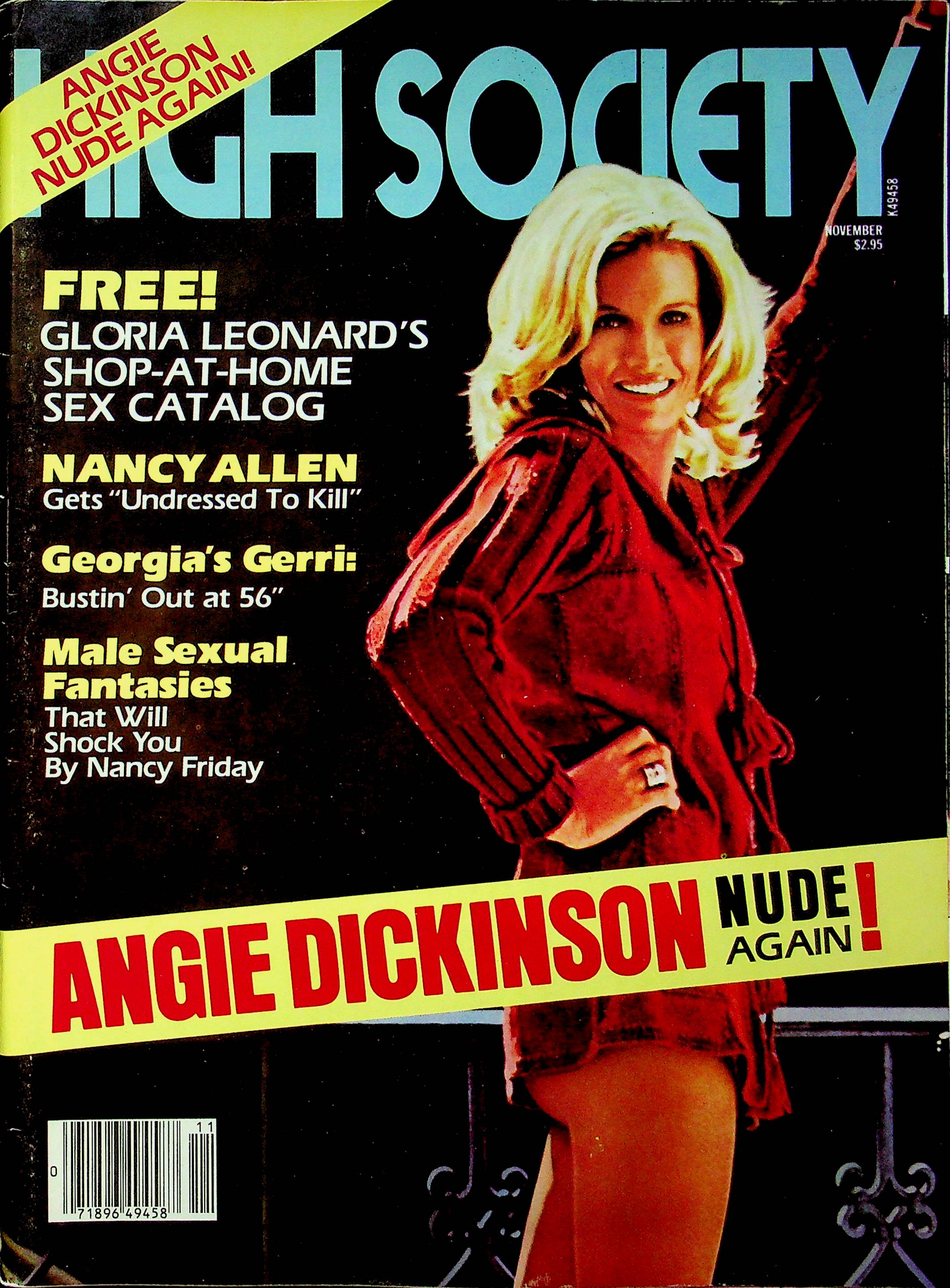 High Society Magazine Angie Dickinson november 1980 070323RP – Mr-Magazine