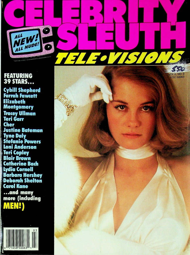Celebrity Sleuth Magazine Tele Visions Vol.2 No.3 Ft Cybill Shepherd 061225RP-
