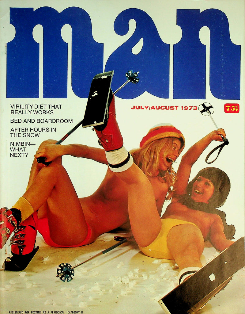 Man Magazine  After Hours In The Snow / Girl Of The Month Anki  July/August 1973     011926lmp