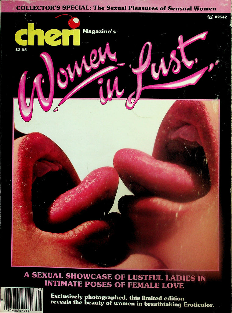 Cheri Women In Lust Magazine  Cherry Bomb  Collector's Special Sexual Pleasures Of Sensual Women   1980  111425lm-p