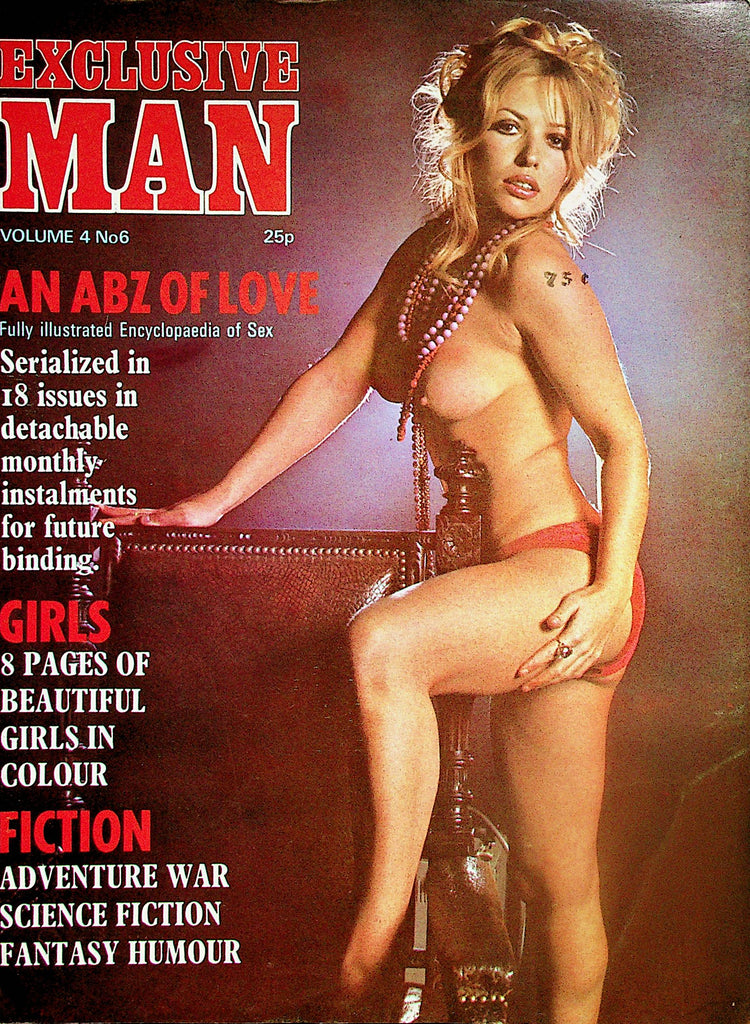 Exclusive Man Magazine   ABZ  Of Love Illustrated Encyclopedia Of Sex / Beautiful Girls  vol.4 #6 1972  061624lm-p
