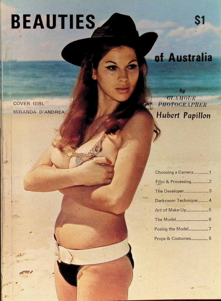 Beauties of Australia Magazine 1970 by Glamour Photography Hubert Papillon 100625AMP
