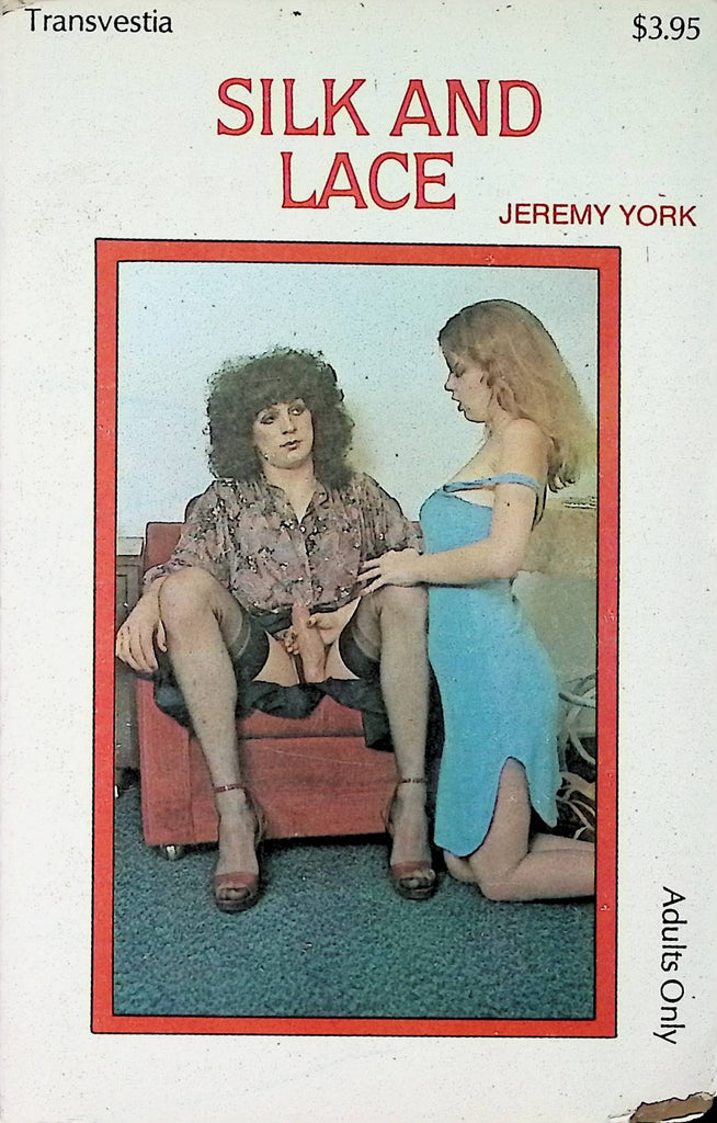 Silk and Lace by Jeremy York Transvestia TV-199 1986 Trans Star Distributors Adult Erotic Paperback Novel-060524AMP