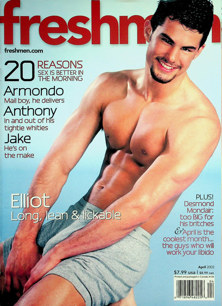 Freshmen Gay Magazine  Elliot, Long, Lean & Lickable  April 2003   040226lmp