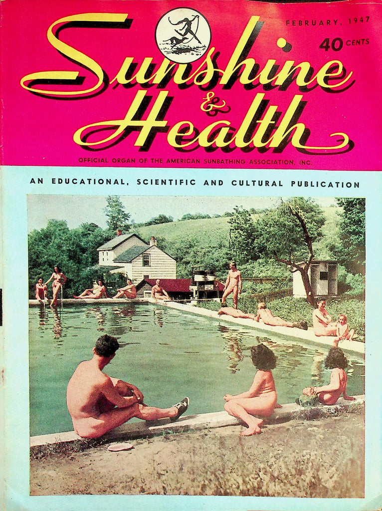 Sunshine & Health Nudist Magazine  Nudists Foursome / Winter Tans  February 1947    080526lmp-GSC