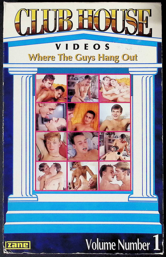 Club House Volume 1 Zane Entertainment Gay VHS 1993 100724JKVHS