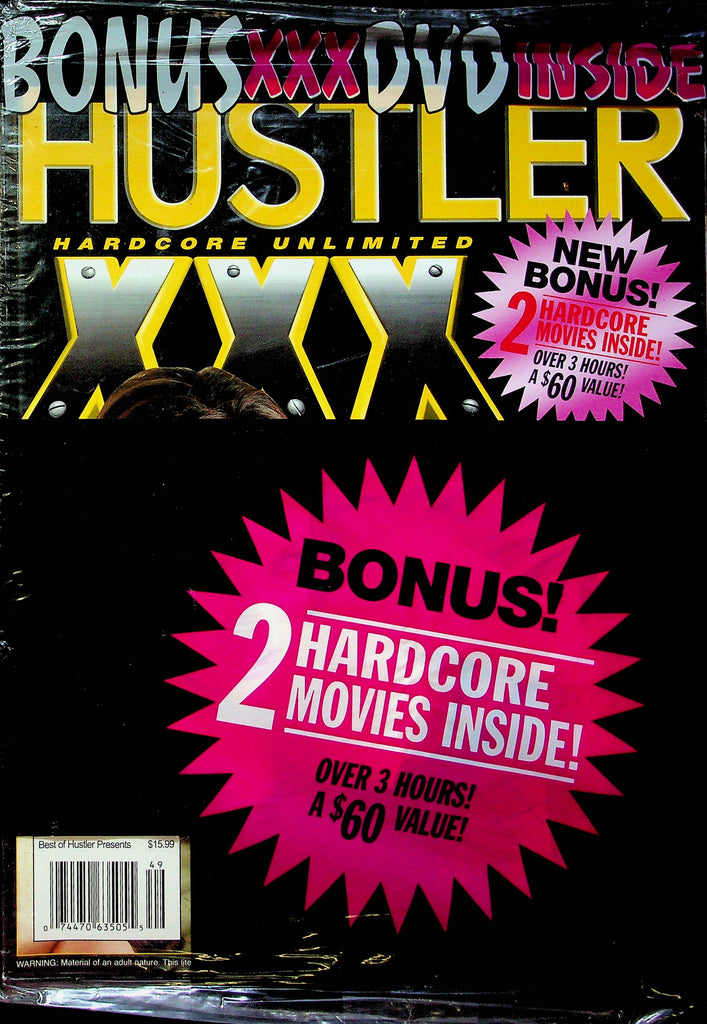 Hustler Hardcore Unlimited XXX Magazine #73 SEALED W/DVD 091223RP2