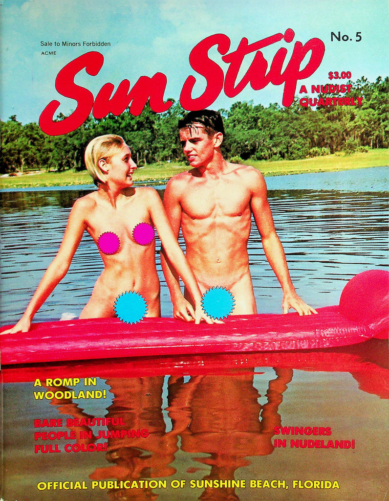 Sun Strip Nudist Magazine   Swiners In Nudeland! / A Romp In Woodland #5 1969    051826lmp