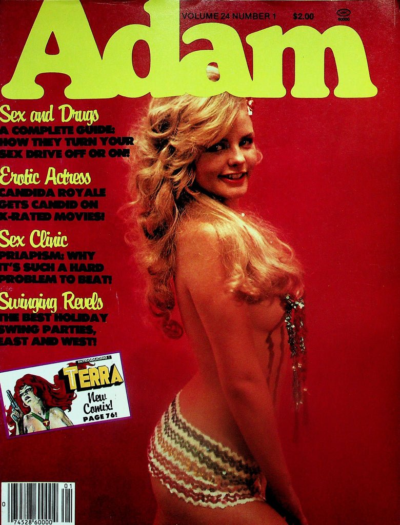 Adam Magazine   Erotic Actress Candida Royale  vol.24 #1  January 1980    120725lmp