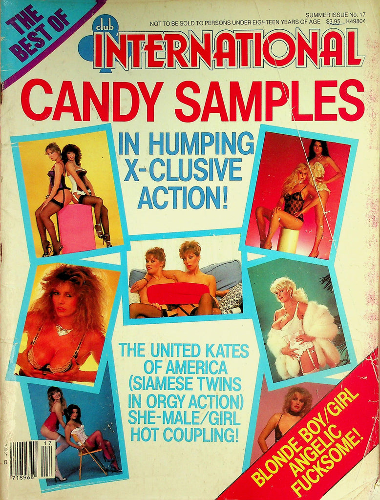 The Best Of Club International Magazine   Candy Samples In Humping X-Clusive Action! #17 1982 Paul Raymond    021726lmp