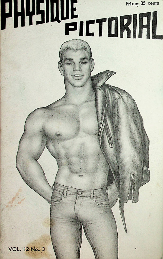 Physique Pictorial Gay Interest Digest Magazine    vol. 12  #3  January 1963    102124lm-p