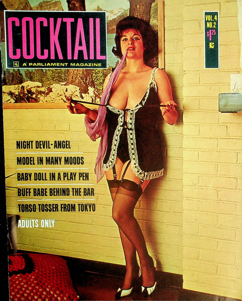 Cocktail Magazine  Night Devil-Angel / Buff Babe Behind The Bar  vol.4 #2 1964 Parliament     080326lmp-GSC