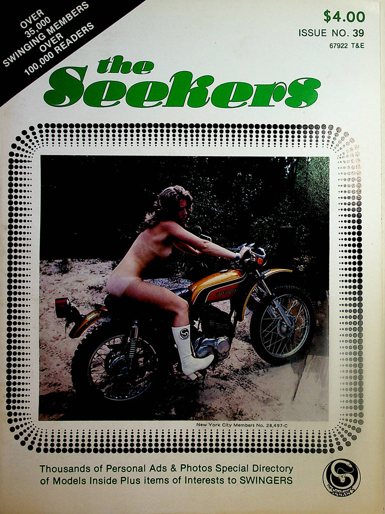 The Seekers Contact Magazine  Ads, Photos, Special Directory Of Models, Pluss Items Of Interests To Swingers  #39  1970's     032724lm-p2