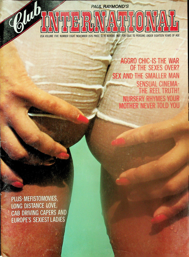Club International Magazine  Angie, Leah & More Beautiful Girls!  vol.5 #8  November 1976    Paul Raymond     112625lmp