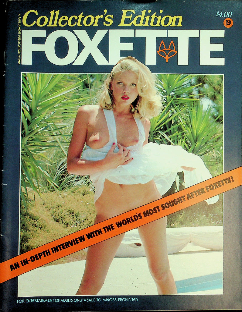 Foxette Magazine  Collector Edition - All Nancy Suitor! And Nancy Suitor As Liza!    vol.1 #1  1979      052826lmp-GSC