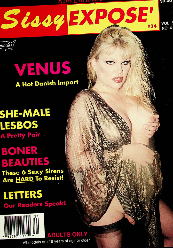 Sissy Expose Tranny Magazine   Venus- Hot Danish Import  vol.5 #4  1997 Magcorp    012224lm-p2