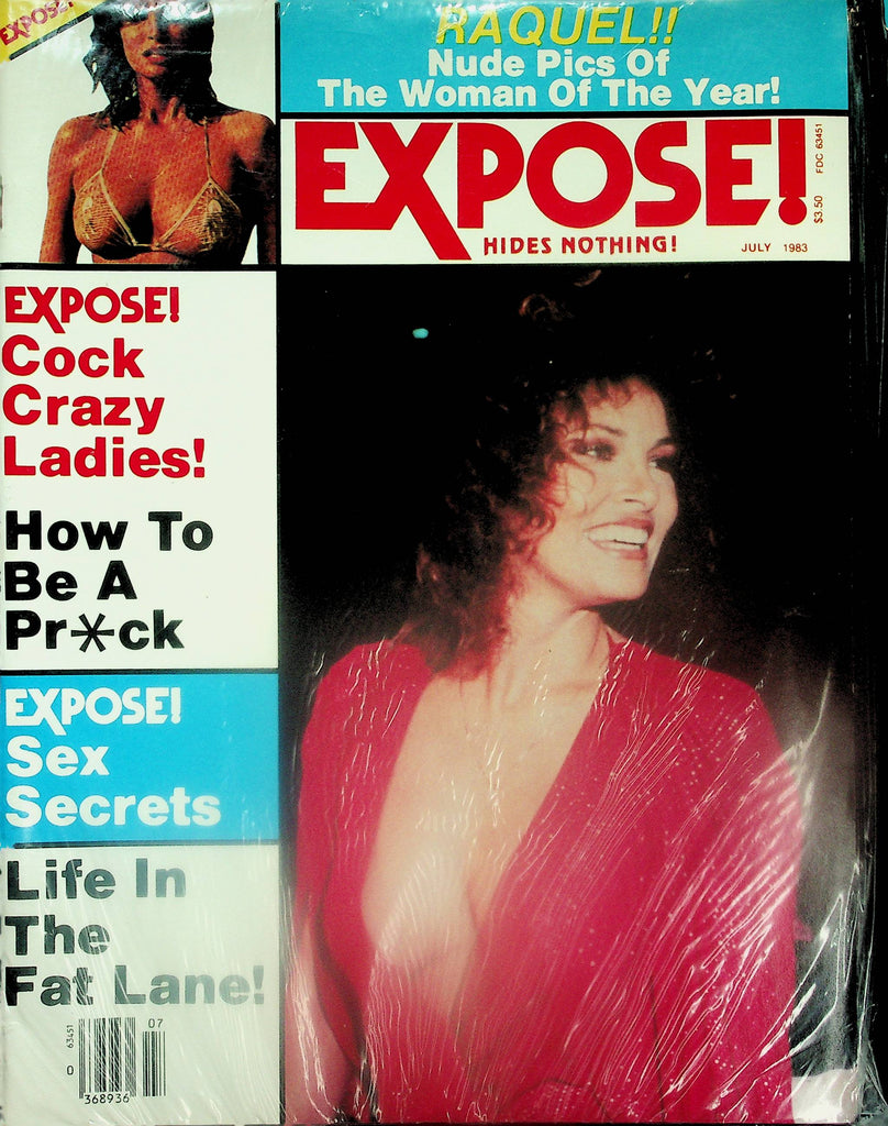 Expose! Magazine  Cover Girl Raquel Welch   July 1983  New  102125lm-p