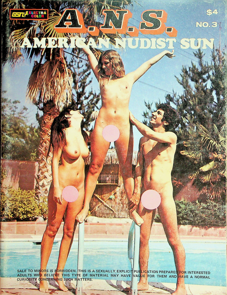 American Nudist Sun Magazine   #3 1960's    102126lmp-GSC