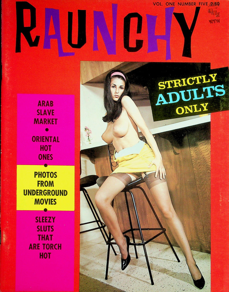 Raunchy Magazine  Photos From Underground Movies vol.1 #5  1960's  052226lmp-GSC
