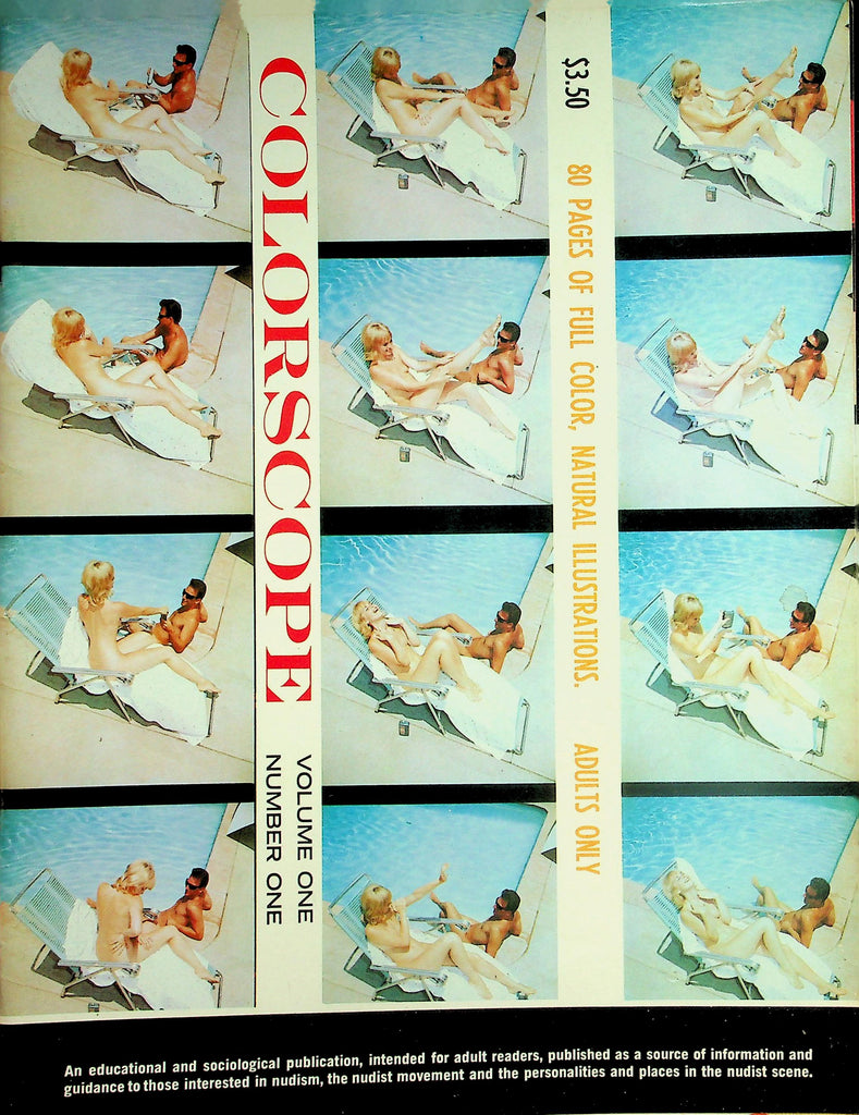 Colorscope Nudist Magazine  Understanding And Acceptance Of Nudism  vol.1 #1  1960's    063026lmp-GSC