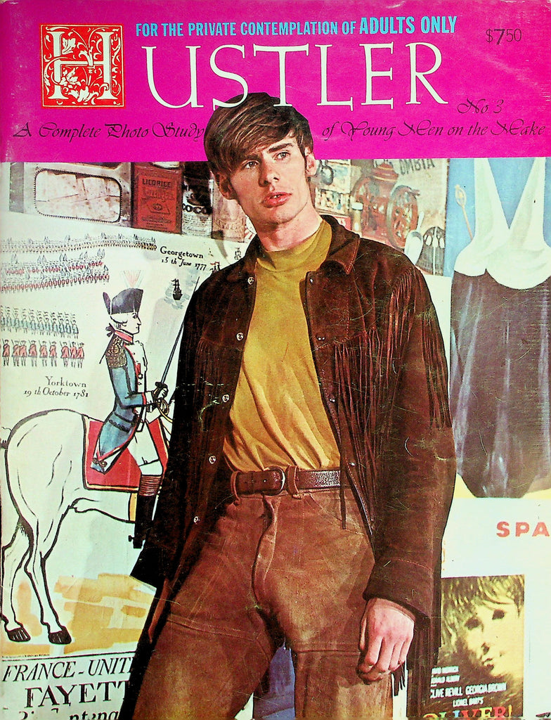 Hustler Gay Magazine  18+ Photo Study Of Young Men On The Make  #1 1960's   102426lmp-GSC