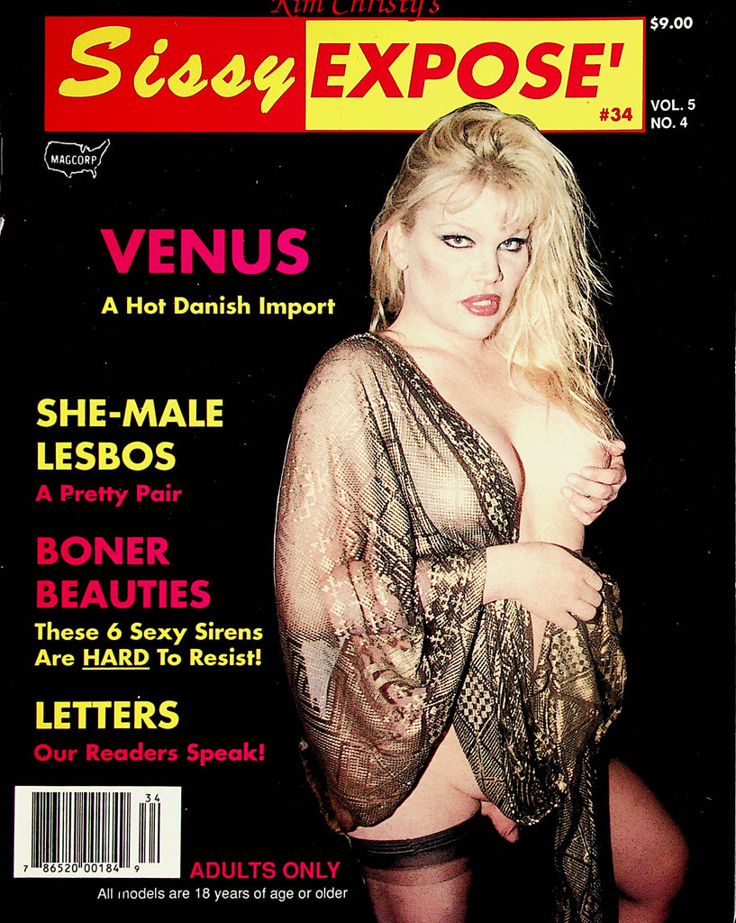 Sissy Expose' She Male Magazine  Boner Beauties  #34  1997   110624lm-p