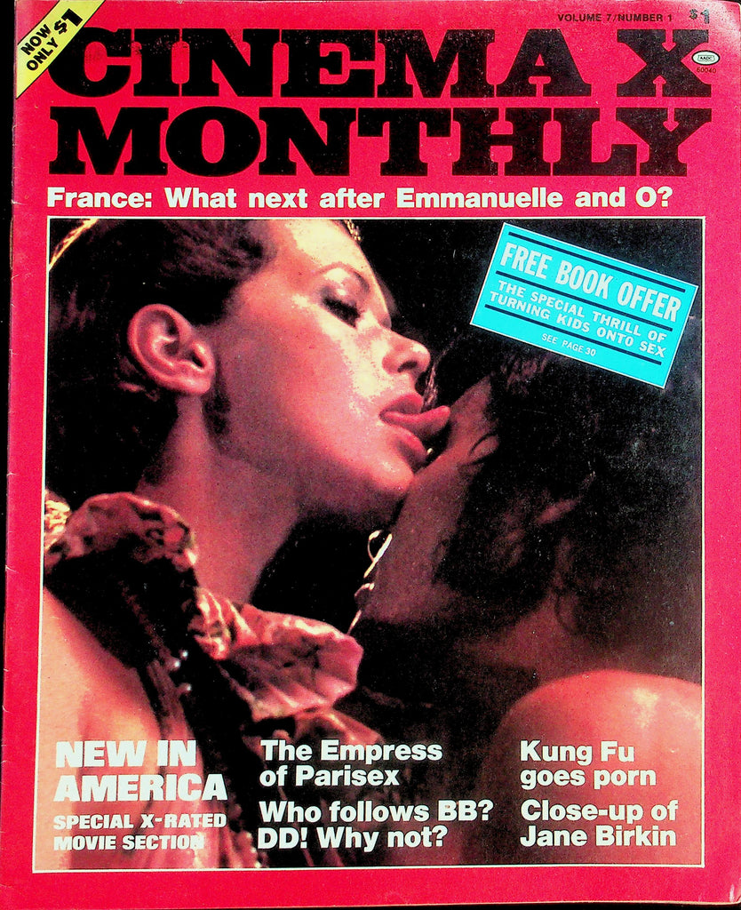 Cinema X Monthly Magazine  Steven Speilberg Interview / The Empress Of Parisex / Kung Fu Goes Porn  vol.7 #1 1976   062826lmp-GSC