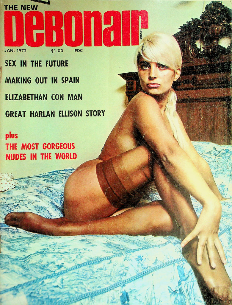 Debonair Magazine  Girls Of Europe / Sex In The Future   w/cf  January 1972   020826lmp