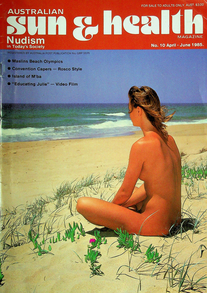 Australian Sun & Health Nudism Magazine Maslins Beach Olympics June 1985 031825RP2