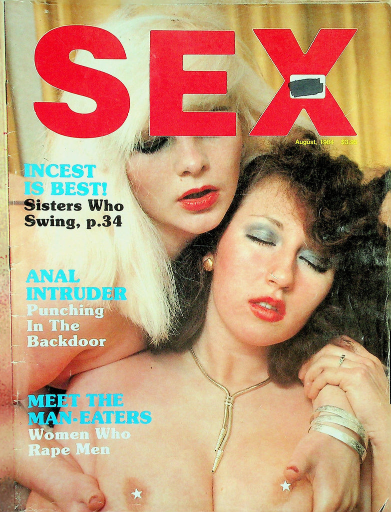 Sex Magazine   Anal Intruder / Swinging  August 1984     122725lmp